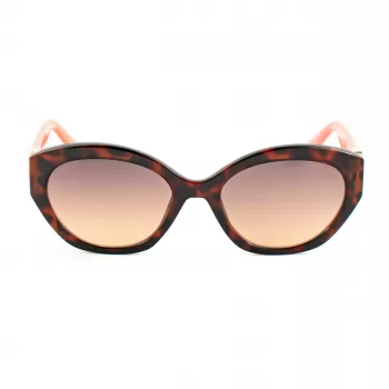 Óculos de sol de mulher GUESS GU00104-5652F Havana acetato armação quadrada lentes castanhas degradê 56/19/140 mm