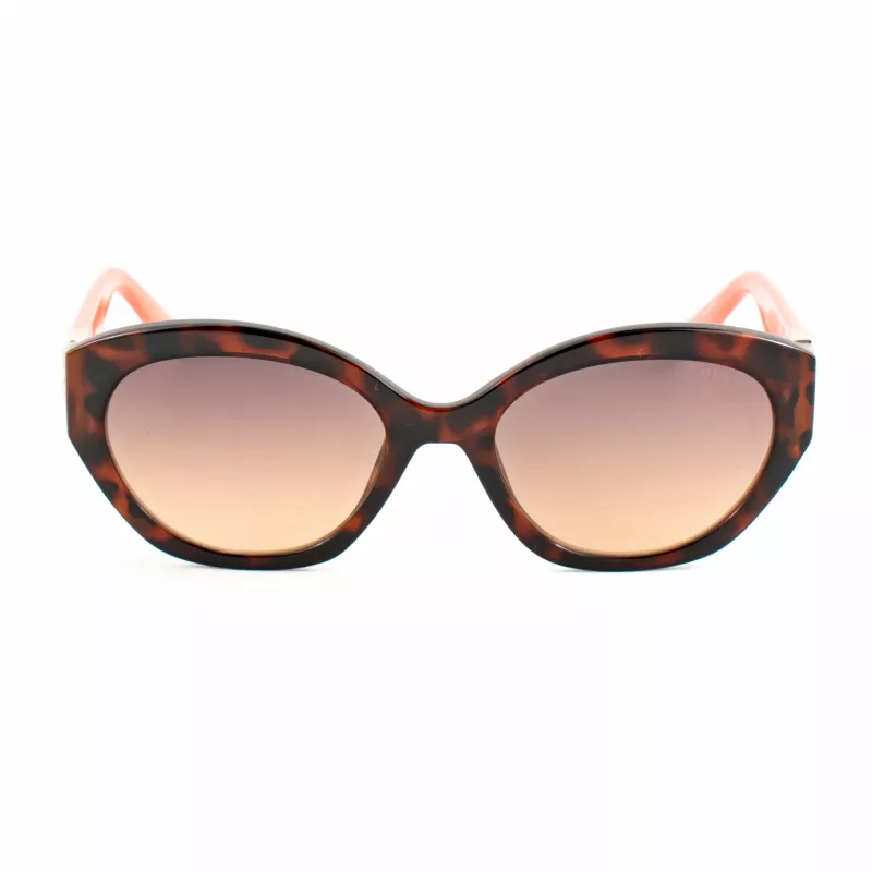 Óculos de sol de mulher GUESS GU00104-5652F Havana acetato armação quadrada lentes castanhas degradê 56/19/140 mm