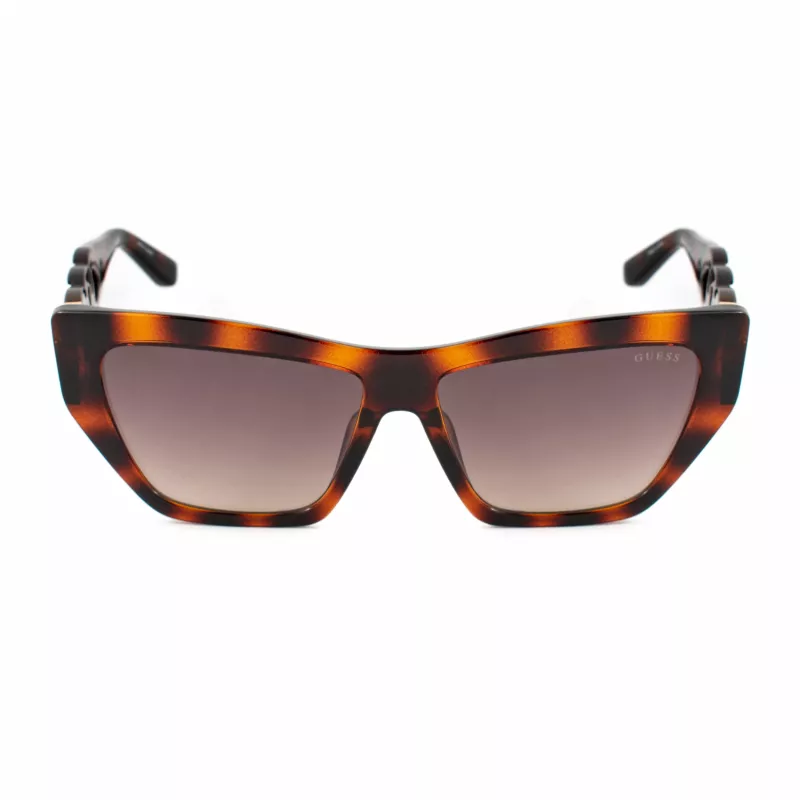 Óculos de sol para mulher GUESS GU00111-5652F - armação cat-eye em acetato dark havana com lentes castanhas gradiente 56/14/130 mm