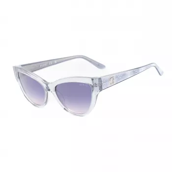 Óculos de sol GUESS mulher GU00112-5620B Havana acetato armação angular lentes castanhas degradê 56/17/140 mm