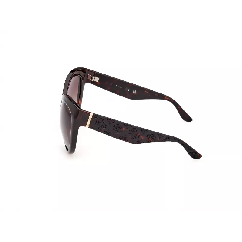 GUESS Óculos de sol de mulher GU00130-6152F - armação preta brilhante, lente fumada degradê