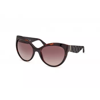 GUESS Óculos de sol de mulher GU00130-6152F - armação preta brilhante, lente fumada degradê