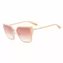 Óculos de sol de mulher GUESS GU00146-5957F Oversized Square Havana lentes castanhas degradê 59mm