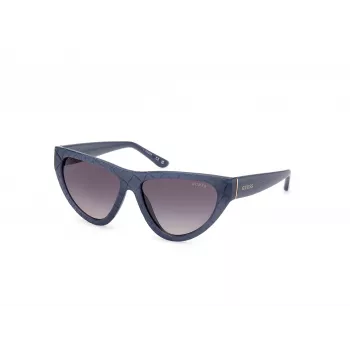 Óculos de sol de mulher GUESS GU00151-5784B Butterfly Havana castanho degradê UV400
