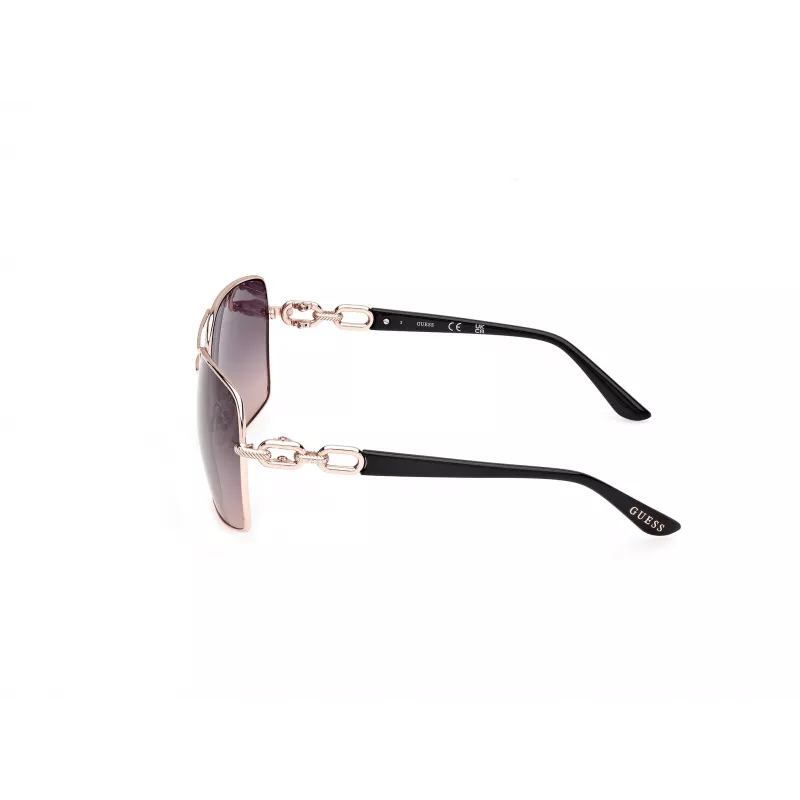 Óculos de sol GUESS para mulher GU00159-6328B - armação Butterfly Brown Havana, lentes degradê (63/17/130 mm)