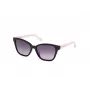 Óculos de sol de mulher GUESS GU00164H5601B - armação preta, lentes fumadas degradê, 56/17/135 mm