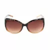 Óculos de sol de mulher GUESS GU0200F62STOA - armação de acetato Havana tartaruga com lentes castanhas degradê