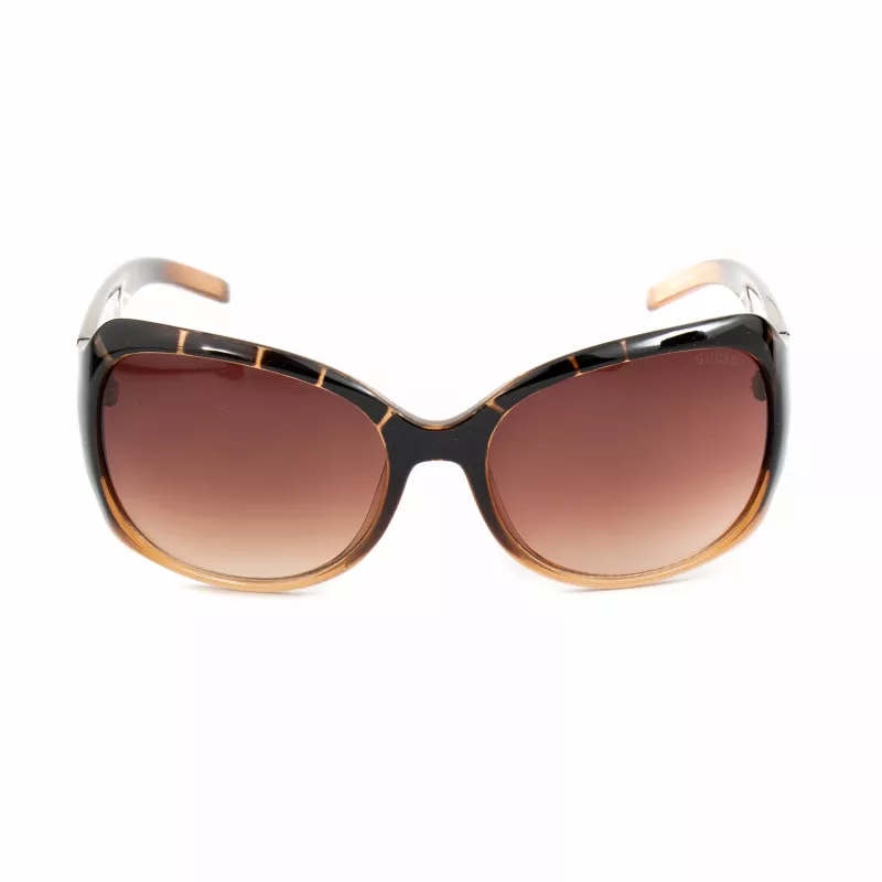 Óculos de sol de mulher GUESS GU0200F62STOA - armação de acetato Havana tartaruga com lentes castanhas degradê