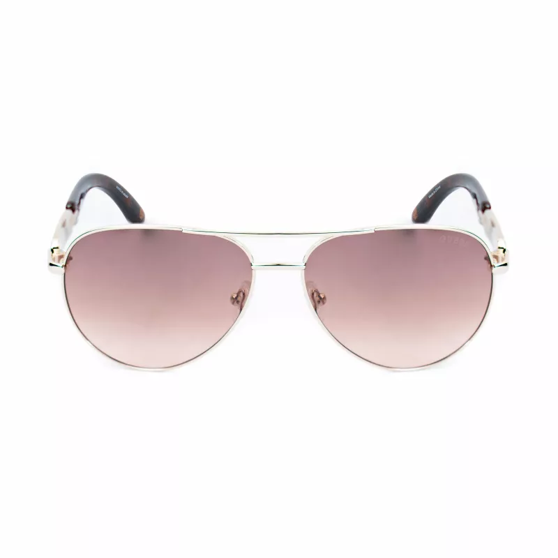 Óculos de sol Guess mulher GU7295-6032W castanho Havana quadrados oversized