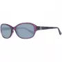 GUESS Óculos de sol de mulher GU7356PUR-357 violeta brilhante borboleta/cat eye 57mm