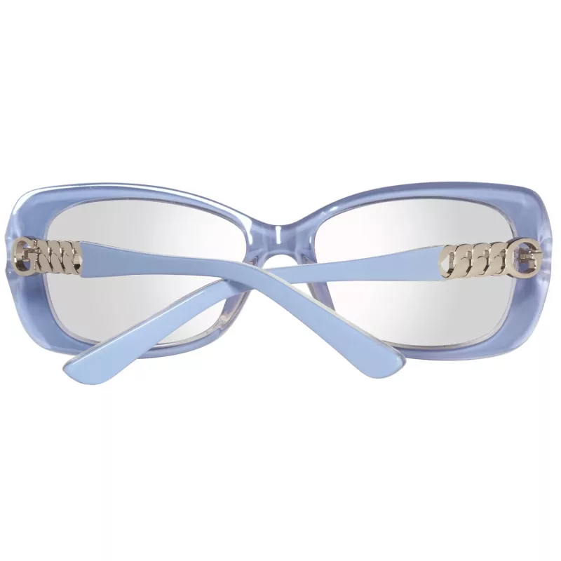 Óculos de sol de mulher GUESS GU7453-5690C Butterfly/Cat Eye Shiny Black Frame Smoke Gradient Lens 56/17/135 mm