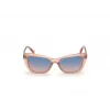 Óculos de sol de mulher GUESS GU7774-5574W Castanho Havana armação quadrada 55mm