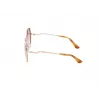 Óculos de sol para mulher GUESS GU7843S6133F - Havana armação quadrada integral, lentes castanhas gradiente, 61/18/135 mm