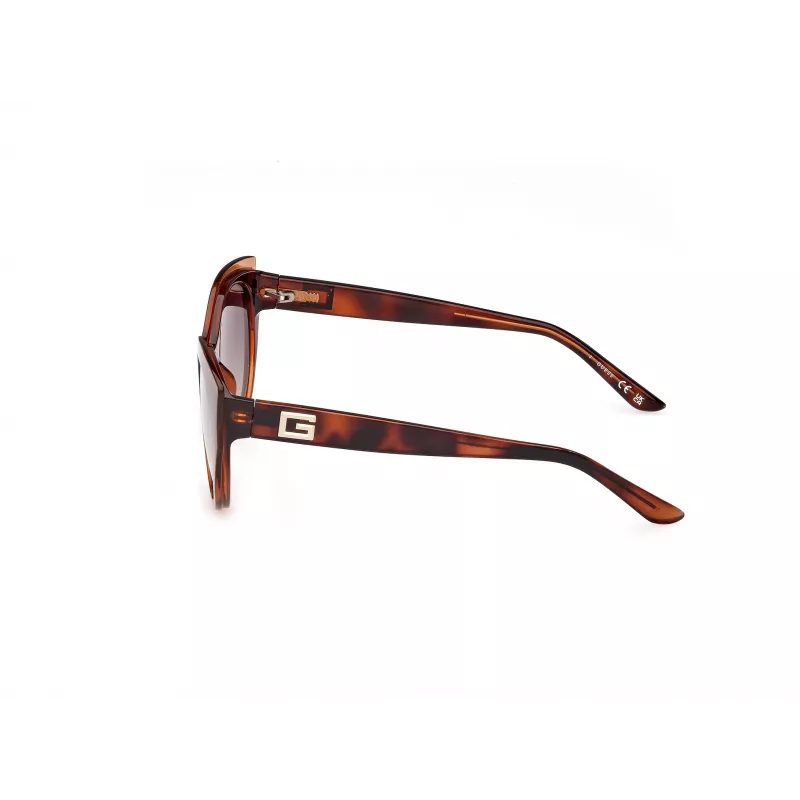 Óculos de sol de mulher GUESS GU7909-5352F Havana castanho degradê 53mm