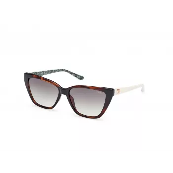Óculos de sol de mulher GUESS GU7919-5852P - armação angular, lentes fumadas polarizadas, 58 mm