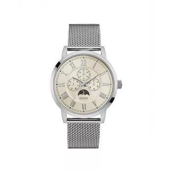 Relógio de mulher GUESS W0871G4 analógico quartzo 43mm azul silicone
