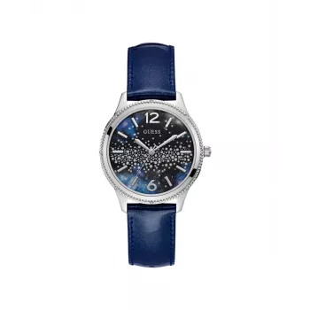 GUESS Senhora W1028L1 Chelsea Relógio de Quartzo Analógico 38mm Ouro Rosa Aço Inoxidável Mesh