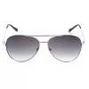 Óculos de sol de mulher GUESS GF0399-01B armação de plástico preta lentes de policarbonato cinzentas 62 mm