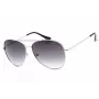 Óculos de sol de mulher GUESS GF0399-01B armação de plástico preta lentes de policarbonato cinzentas 62 mm