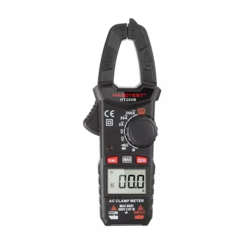 Habotest HT200B multímetro de pinça digital, True RMS 6000 contagens, NCV, tensão AC/DC, corrente AC até 600A, medição de capacidade, frequência e temperatura