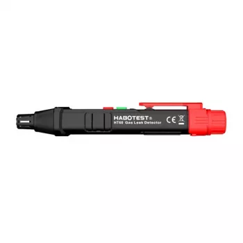 Detetor de fugas de gás HABOTEST HT60 com sonda flexível, ecrã LCD, alarme sonoro e visual
