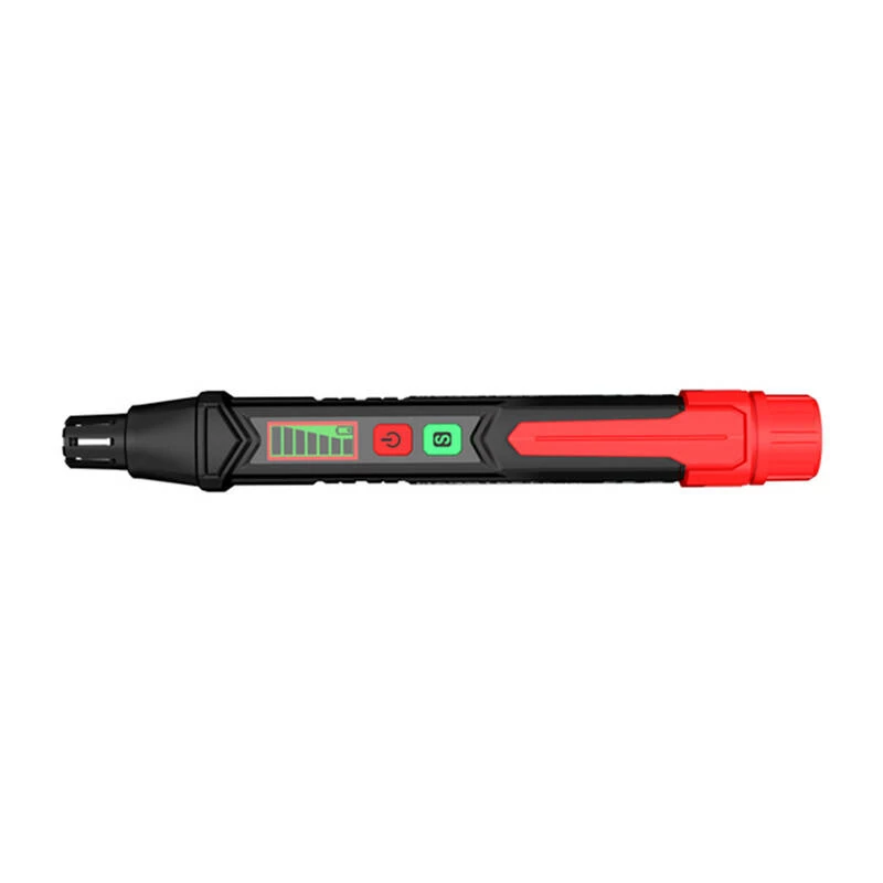 HABOTEST HT60 detetor de fugas de gás com sonda flexível, ecrã LCD, alarme sonoro e visual