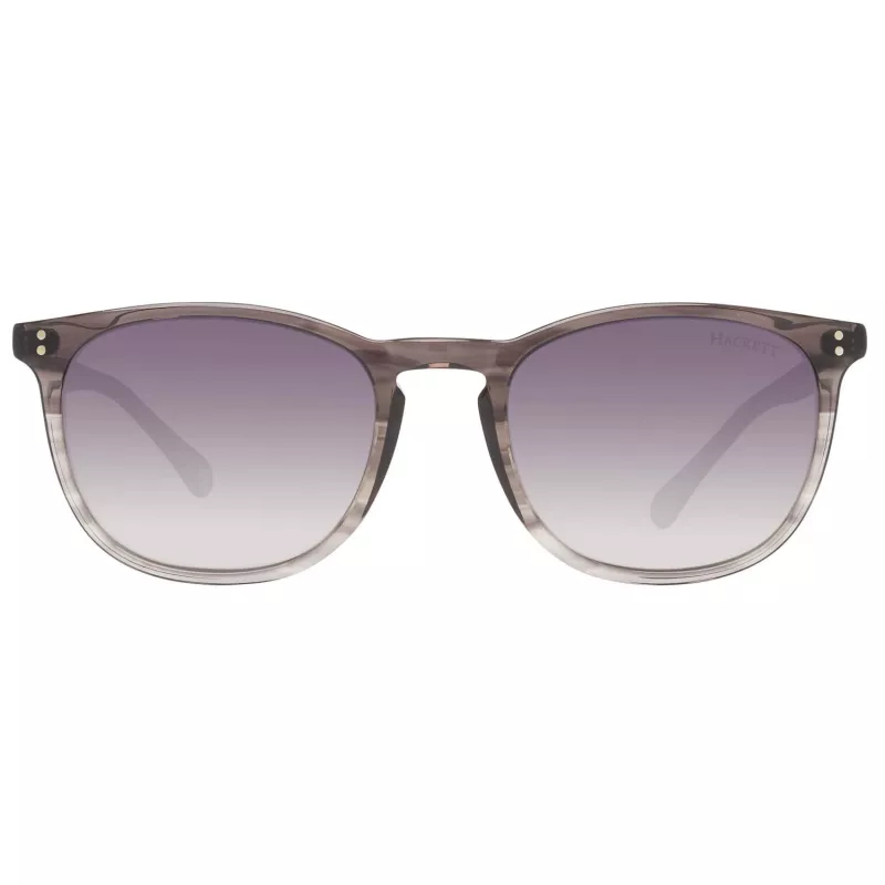 Hackett óculos de sol homem HSB83800152 retangulares em acetato preto/cinzento 52/20/145 mm