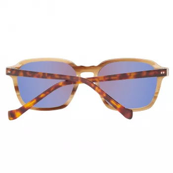 Óculos de sol HACKETT MAN HSB86618752, armação retangular em acetato, UV400, lentes cinzentas, 52/18/145 mm