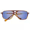 Óculos de sol HACKETT MAN HSB86512756 - armação retangular em acetato Havana com lentes castanhas degradê - 56/16/140 mm
