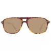 Óculos de sol HACKETT MAN HSB86512756 - armação retangular em acetato Havana com lentes castanhas degradê - 56/16/140 mm