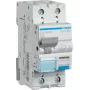 Disjuntor diferencial Hager ADA560D RCBO 1P+N 10A curva C 30mA tipo A 10kA 230V