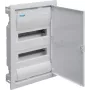 HAGER quadro de distribuição encastrado com porta metálica, 2 filas, 26 módulos, branco (RAL 9003)