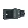 Hager G4713 Conector de Saída de 3 Polos com Terminais de Encaixe Wago, 1,5-2,5 mm², 400V, Preto