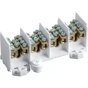 Hager K28N Barra de terminais principal tetrapolar 25/4x16 mm² cinzento