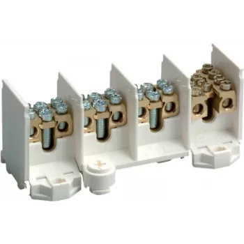 Hager K29N barra de terminais principal de 4 polos 25/2x16 mm² cinzento