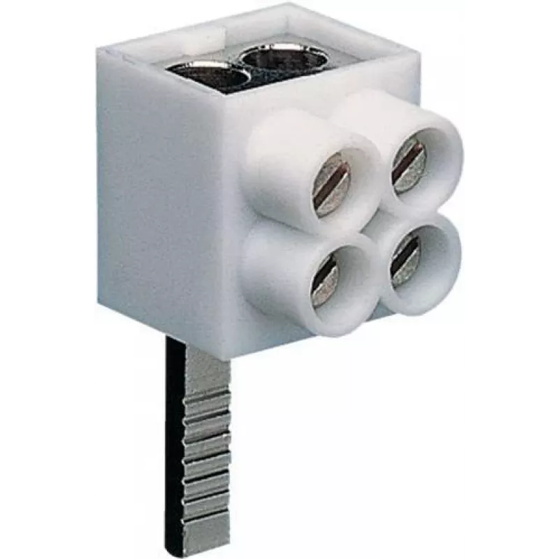 Hager KF82A terminal de ligação unipolar, ligação de pino, 2x16 mm², cinzento