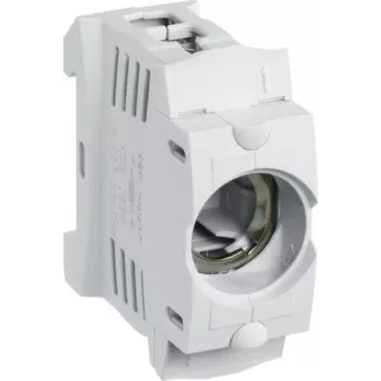 Hager LD043 D02 63A base de fusível 1 polo para calha DIN