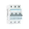 Hager MBN316 Disjuntor automático 3 polos 16A curva B 6kA, 3 módulos de largura