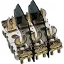 Base seccionadora de fusíveis Hager NH00, 3 polos, 160 A, 690 V AC, terminais de parafuso, cinzento