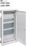 HAGER VU36NWB Quadro multimédia em plástico PT 2x placa 1x TH35 IP30 630,5x348x94,5 porta ventilada branco Volta