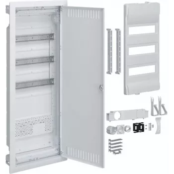 Quadro elétrico HAGER Plastic PT Hybrid 36M 1x MON IP40 placa 865x335x90 Volta com portas perfuradas