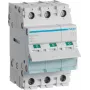 Hager SBN340 Interruptor seccionador de carga 3 polos 40A, montagem em calha DIN de 3 módulos