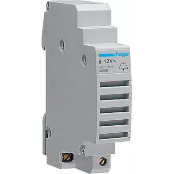 Hager SU212 Campainha para calha DIN 8-12V AC 0,33A 1 módulo