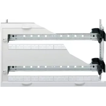 Hager UD22B3 Quadro de distribuição encastrado em aço inoxidável, 2 filas, 24 módulos, 500x300x125 mm