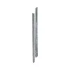 Hager UN07A calha universal, aço inoxidável, 1047 mm de comprimento, 2 unidades