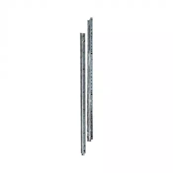 Hager UN07A calha universal, aço inoxidável, 1047 mm de comprimento, 2 unidades