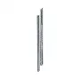 Hager UN07A calha universal, aço inoxidável, 1047 mm de comprimento, 2 unidades