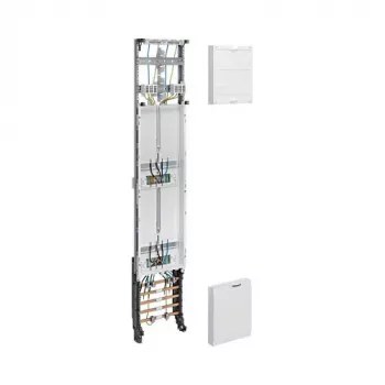Hager universZ ZH53X3 quadro de contadores completo 1350mm 2 lugares de contador 1 campo EON