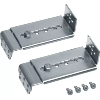 Hager UZ04Z2 placa de montagem universal em aço inoxidável 118x128x28 mm