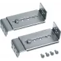 Hager UZ04Z2 placa de montagem universal em aço inoxidável 118x128x28 mm